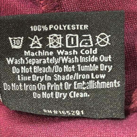 NWT Jogging Pants - Burgundy Color Trend - Picture 4 of 4